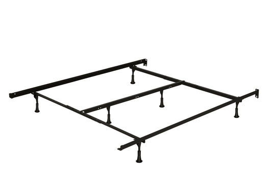 Deluxe 6-Leg Full/Queen/King Bed Frame on Glides