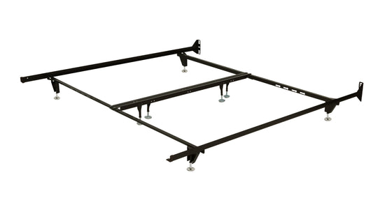 Heavy-Duty 8-Leg Queen/King Bed Frame on Glides